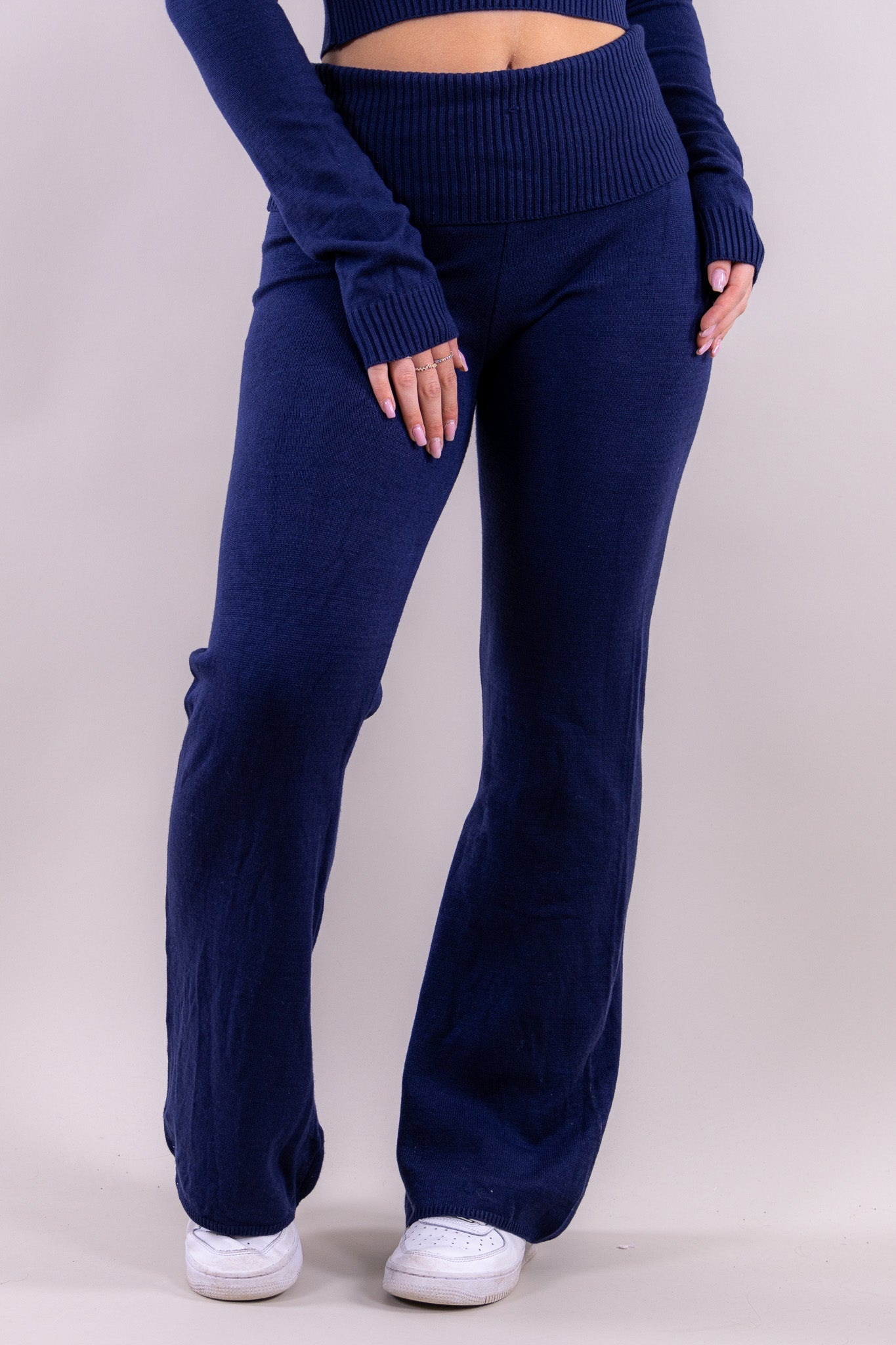 Amelie | Gestrickte Lounge-Hose | Bequemes Design | Weiche Textur