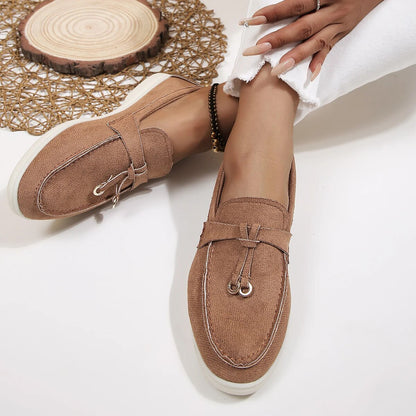 Damen Sandalen Sommer Schleife Plattform