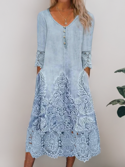 Ravena - Kleid im Vintage-Stil mit Spitze