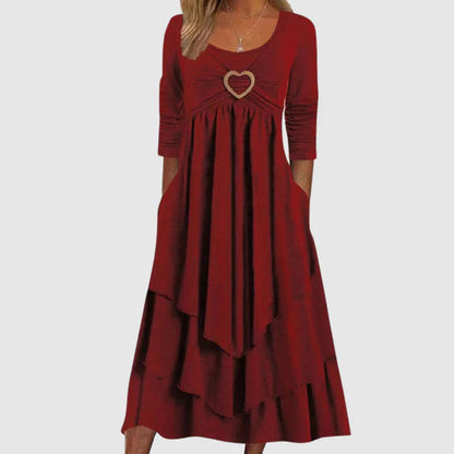 Lässiges langes Kleid
