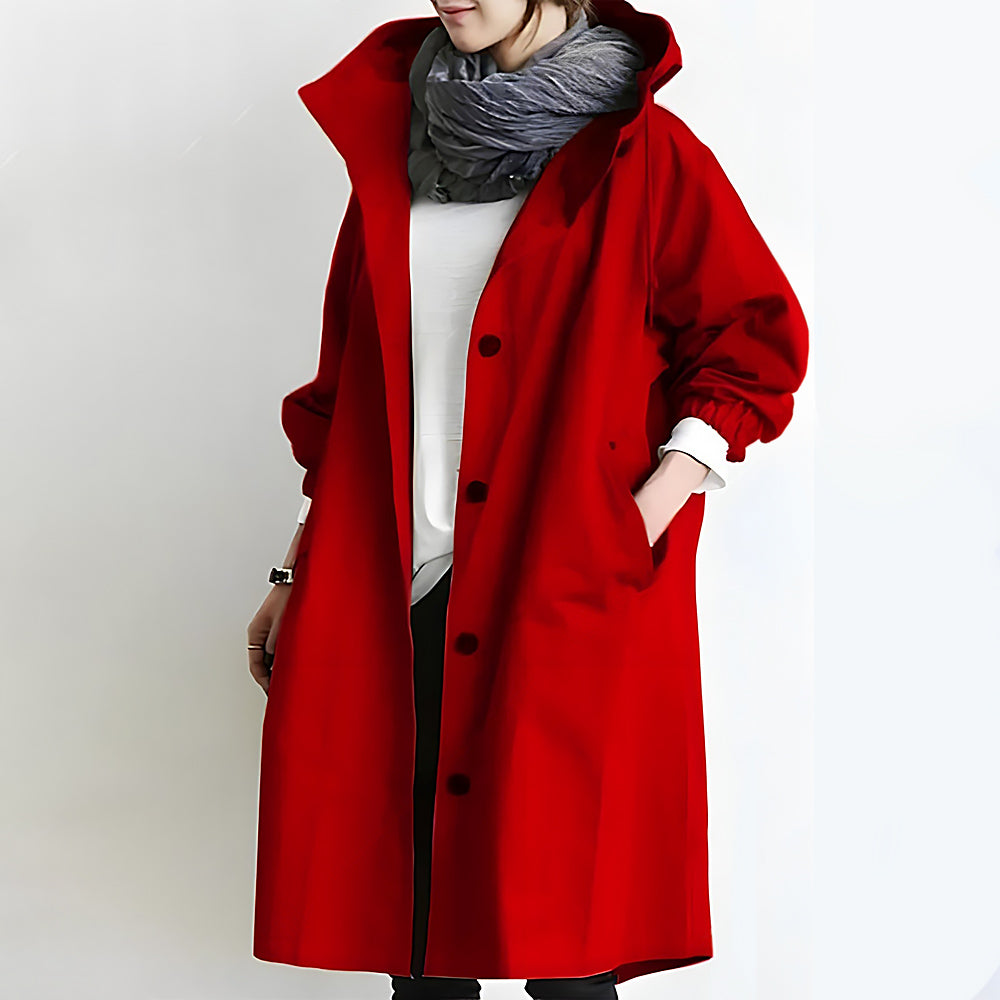 Elisa - Mantel mit Kapuze für Damen