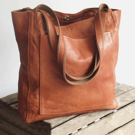 Veda™ - Große Tote Tasche aus Leder
