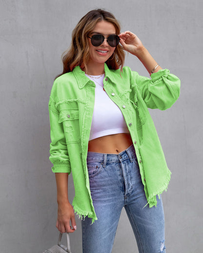 Thrive Denim Bluse