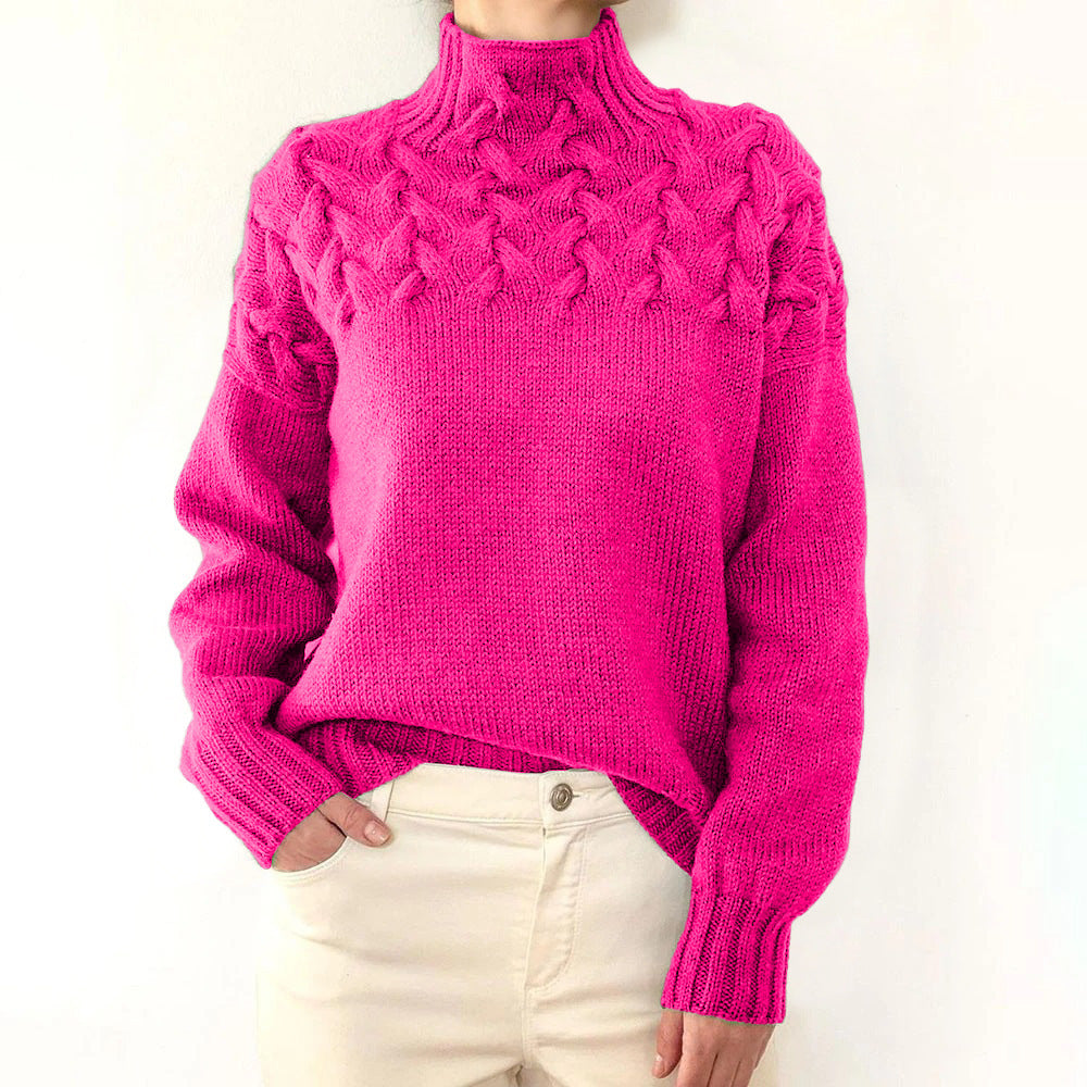 Damen-Rollkragenpullover, Strick-Rollkragenpullover | Stylisch - Bequem - Perfekt für kalte Tage