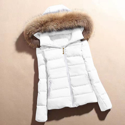 RiversJacket I Wintermantel mit Fellimitatkragen für Frauen