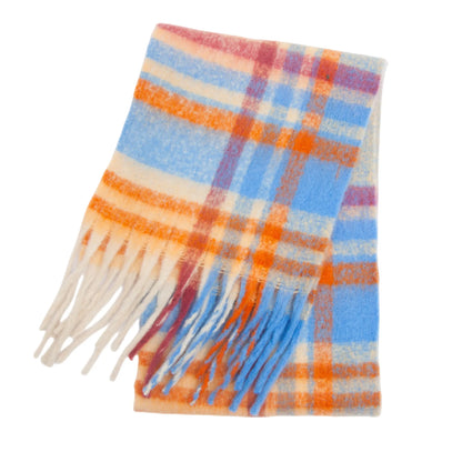 Scarvello | Dicker warmer karierter Winterschal