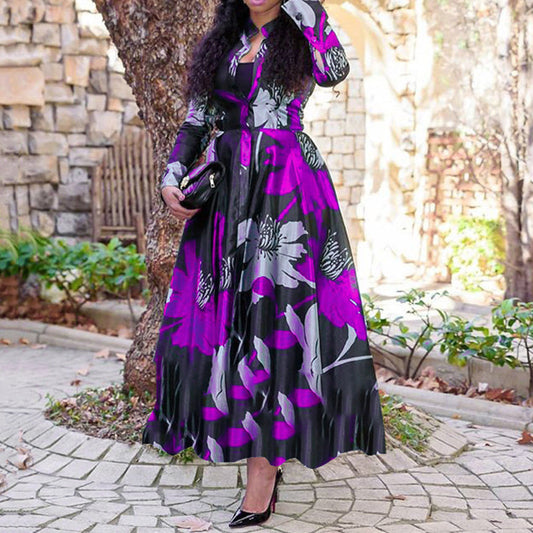 Lucie - Elegantes Kleid mit floralem Muster