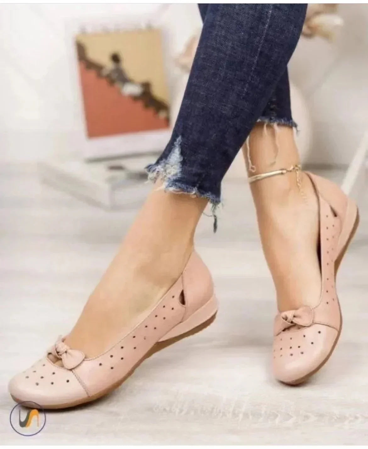 Leder Oxford atmungsaktive Schuhe