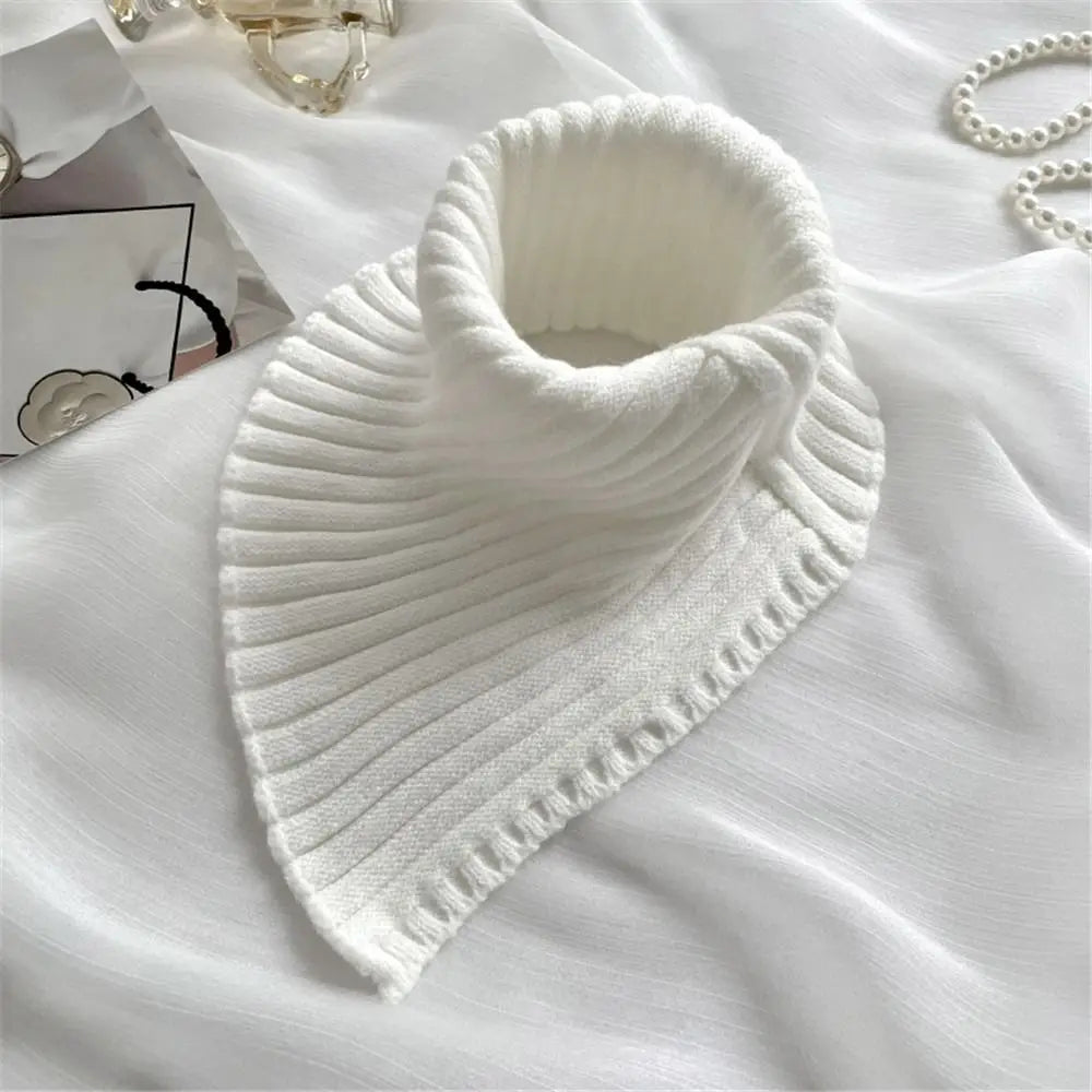 Winter winddicht gestrickter Fake-Kragen für Frauen