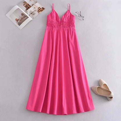 Emmeline - Sommerkleid mit V-Ausschnitt für Frauen