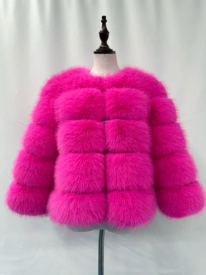 Eleganter Pelzmantel für Damen