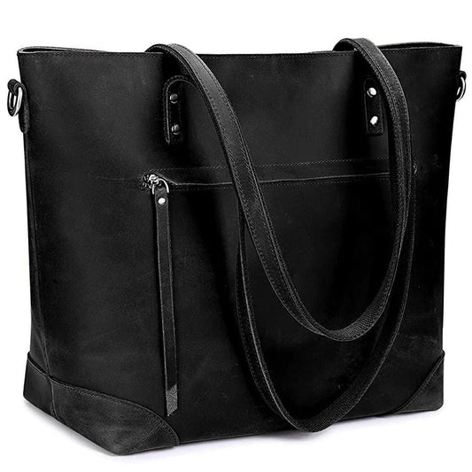 Wrenley - Schultertasche aus Vintage-Leder
