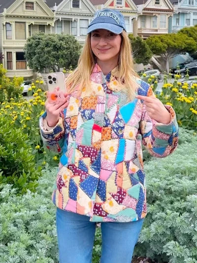 Isabelina - Einzigartig zusammengesetzte Jacke für Frauen