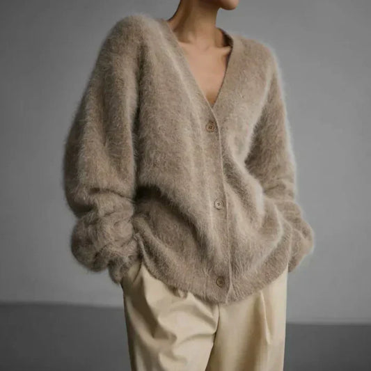 Perry™ - Großformatiger Strickpullover in Kaschmir-Optik