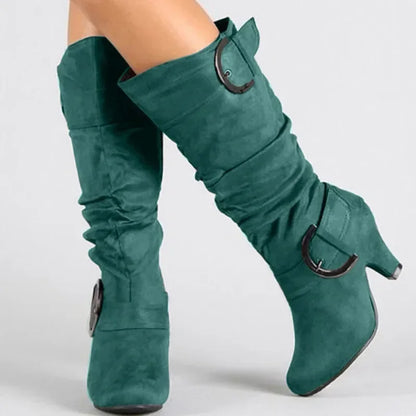Elegante Damen-Stiefeletten für Herbst und Frühling, mit originellem Design für leuchtende Auftritte