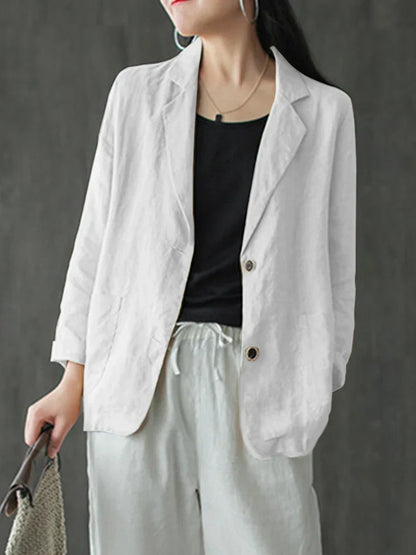 Ebba - Freizeitjacke mit Knöpfen für Frauen