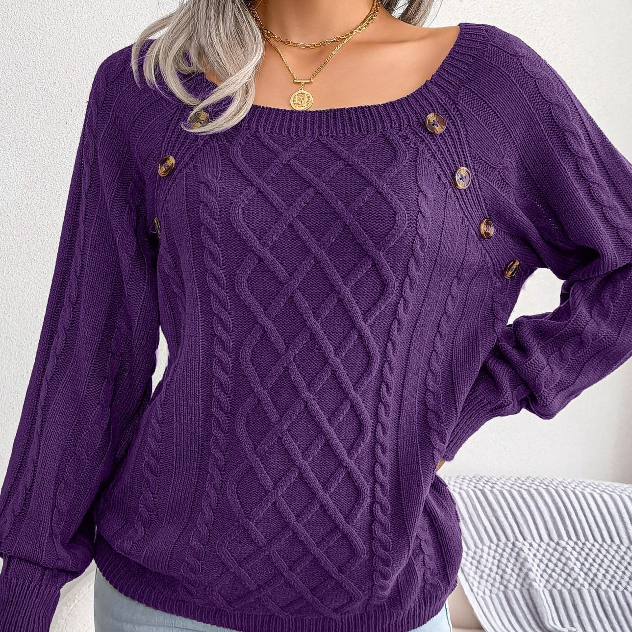 ADELINDA - Modischer Strickpulli für Damen