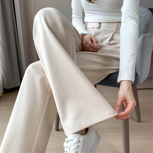 Sophie | Wollhosen | Zeitloser Luxus | Gewebte Wollmischung