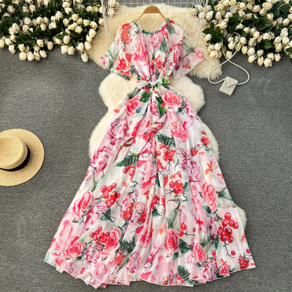 Evelyn - Elegantes Kleid mit Druck