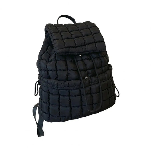 Amanda | Geräumiger leichter Nylon-Reiserucksack mit Kordelzug