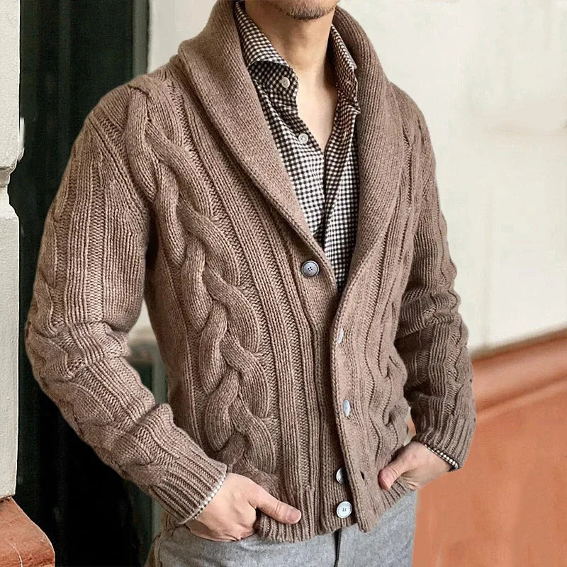 Stanton™ | Gestrickte Strickjacke für Männer