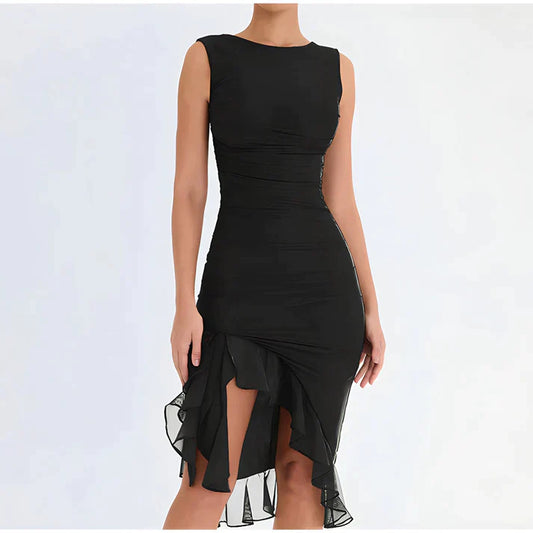 Fenna - Elegantes Bodycon-Kleid mit Rüschen