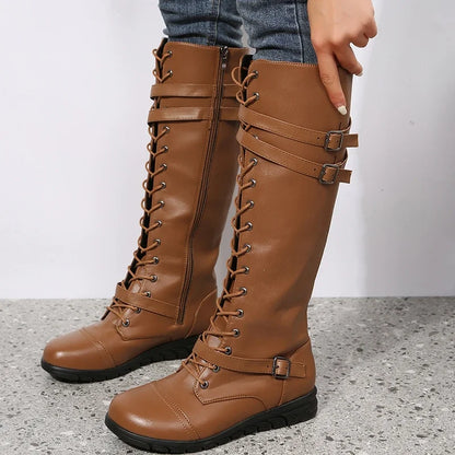 Hohe Winterstiefel aus Spitze - Laramie