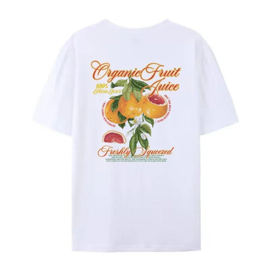 T-Shirt - Grapefruit - Einzigartiger Rückenaufdruck, bequem - perfekt für den lässigen Alltagsgebrauch