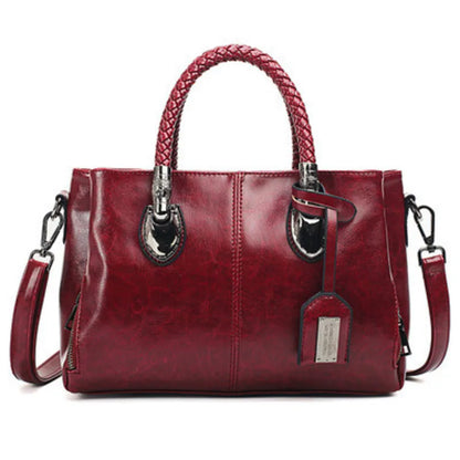 Iversen™ | Elegante Tasche mit geflochtenen Griffen