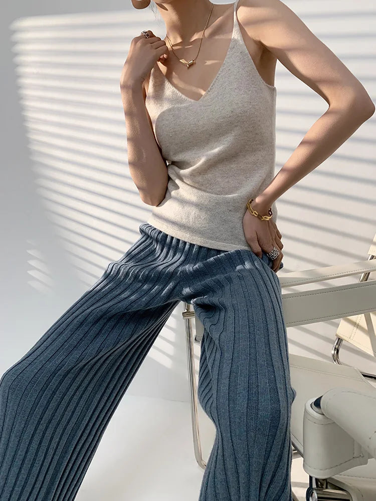 Amara | Gestricktes Loungewear Set | Luxus Komfort | Weiche Wollmischung