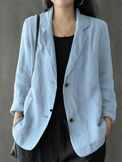Ebba - Freizeitjacke mit Knöpfen für Frauen