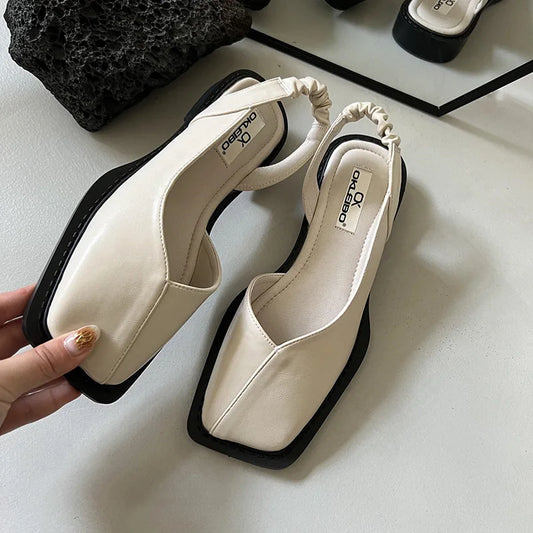 Flache Sandalen zum Hineinschlüpfen - Ira