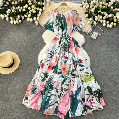 Evelyn - Elegantes Kleid mit Druck