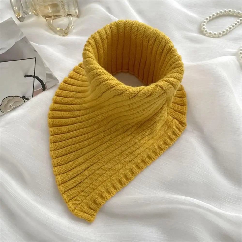 Winter winddicht gestrickter Fake-Kragen für Frauen