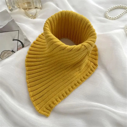 Winter winddicht gestrickter Fake-Kragen für Frauen