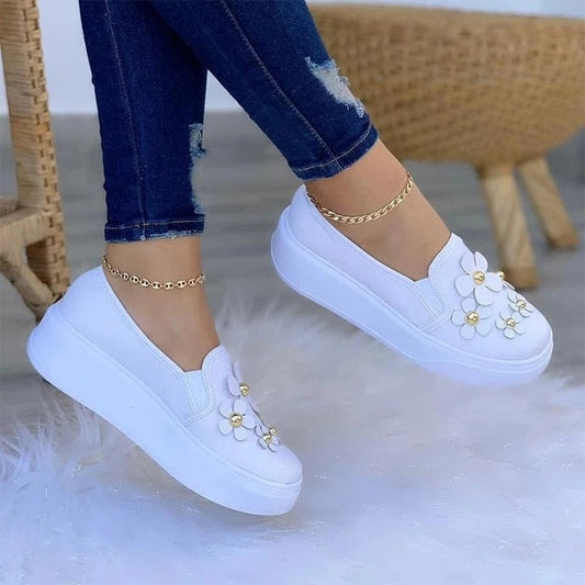 Frauen Casual Blume Schuhe Turnschuhe