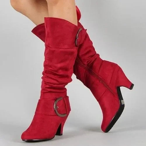 Elegante Damen-Stiefeletten für Herbst und Frühling, mit originellem Design für leuchtende Auftritte