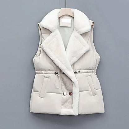 Amara - Elegante Damenweste aus Kunstpelz Perfekt für Herbst und Winter