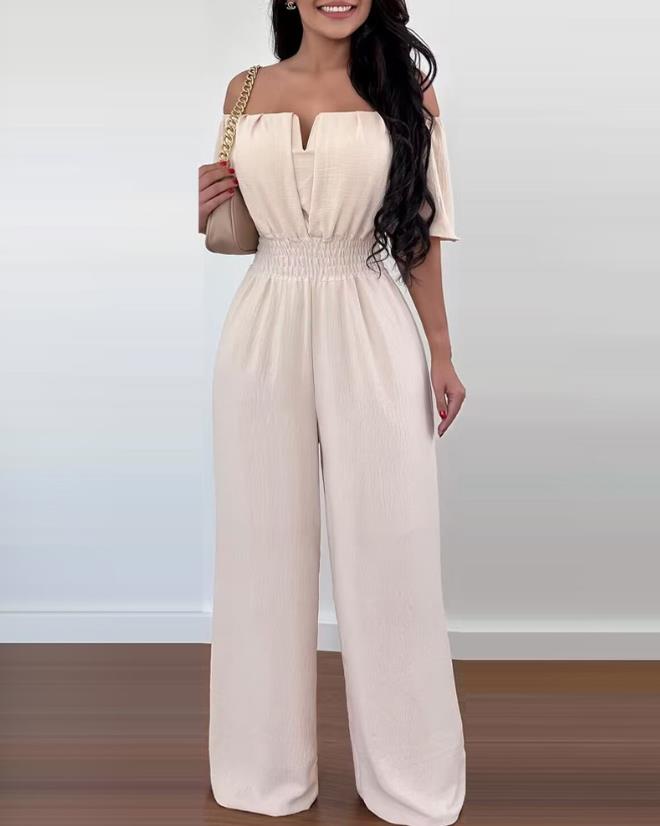 Melanie - Jumpsuit mit Schulterpolstern