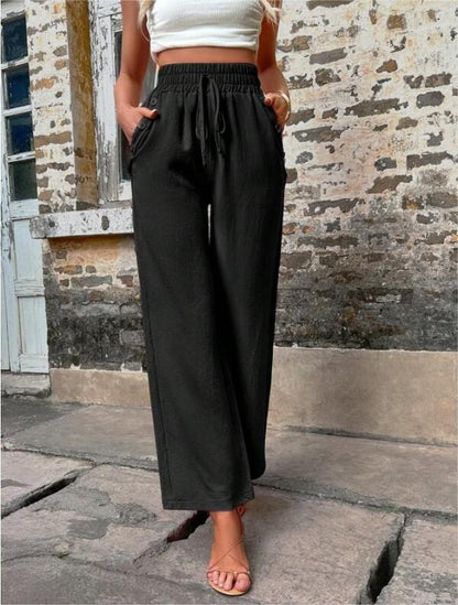 Élodie - Leinenhose mit hoher Taille