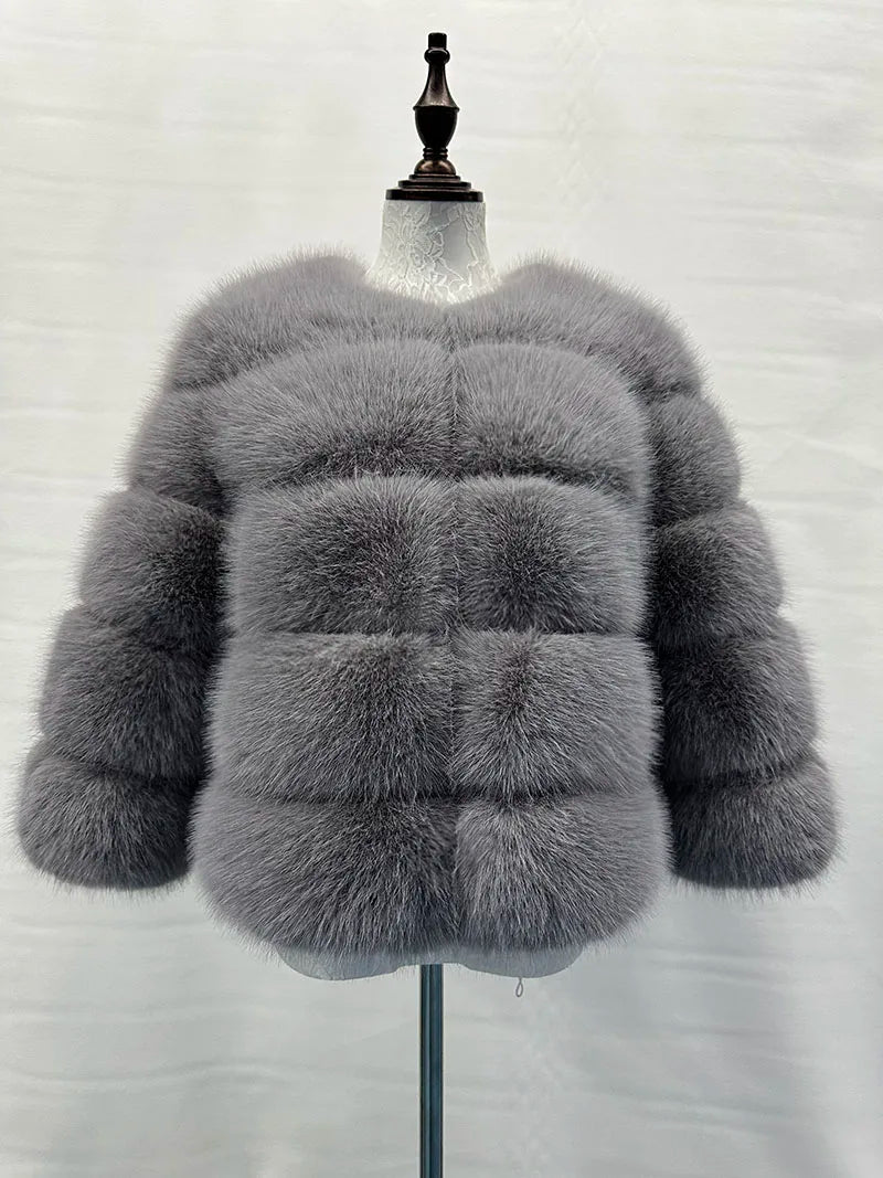 Eleganter Pelzmantel für Damen