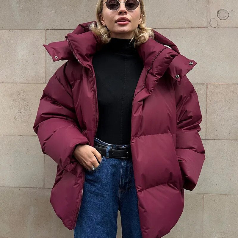 Aura - Elegante Puffy Jacket für Frauen