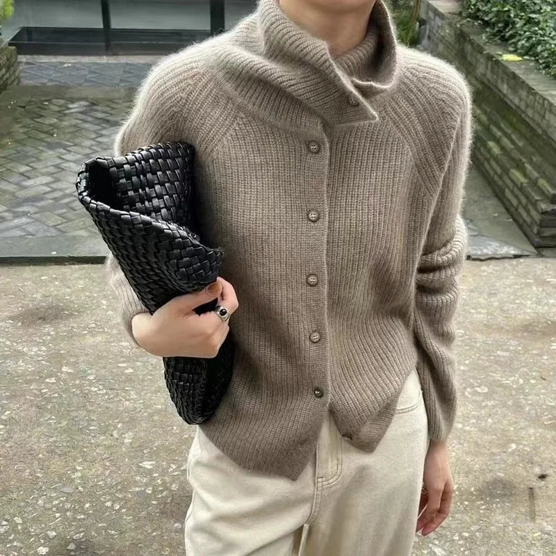 Mira - Stylische Rollkragen Weste für Frauen
