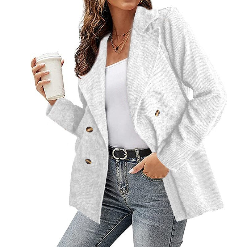VioletBlazer I Einfarbiger Blazer für Frauen