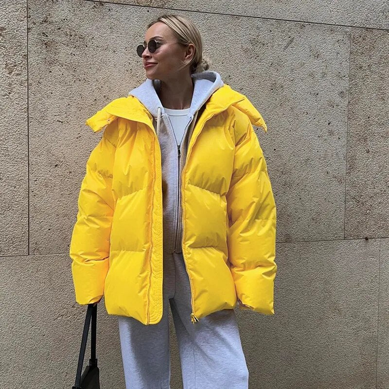 Aura - Elegante Puffy Jacket für Frauen