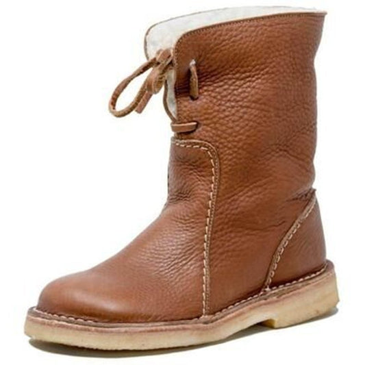 Wasserdichte Stiefel mit Wollfütterung