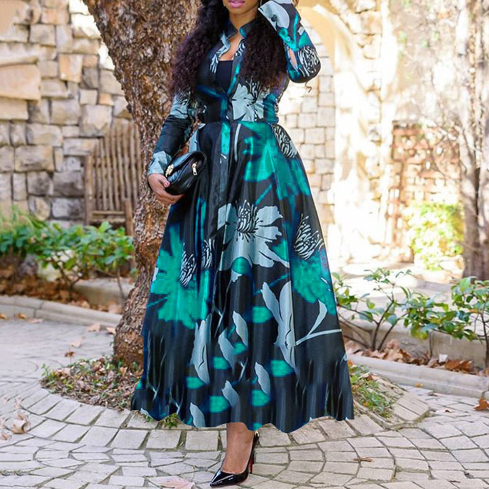 Lucie - Elegantes Kleid mit floralem Muster