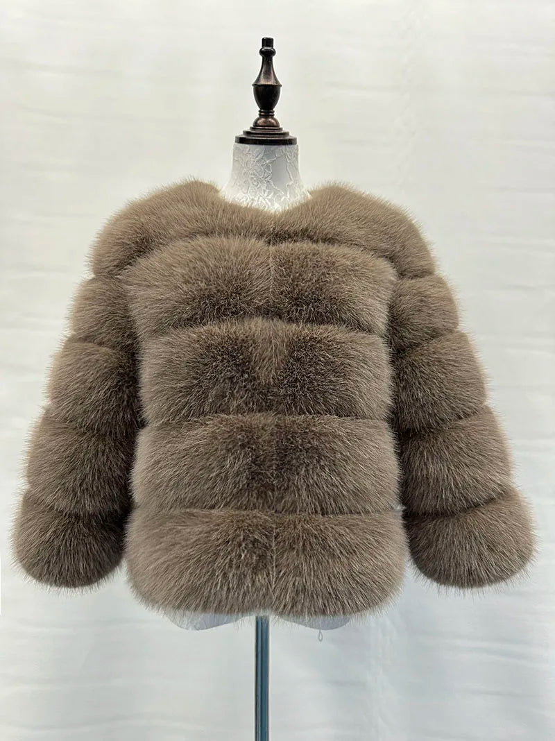 Eleganter Pelzmantel für Damen