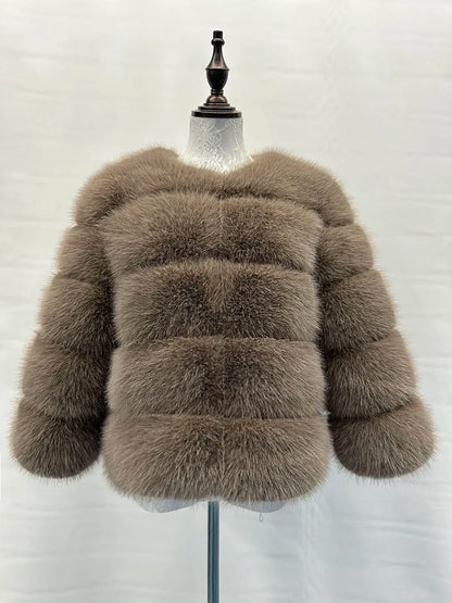 Eleganter Pelzmantel für Damen