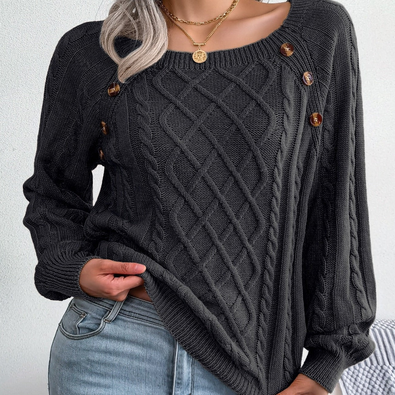 ADELINDA - Modischer Strickpulli für Damen